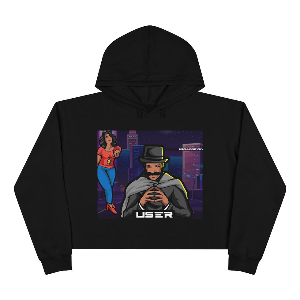 Miniatura: Crop Hoodie from our Intelligent Diva NFT Fashion Collection