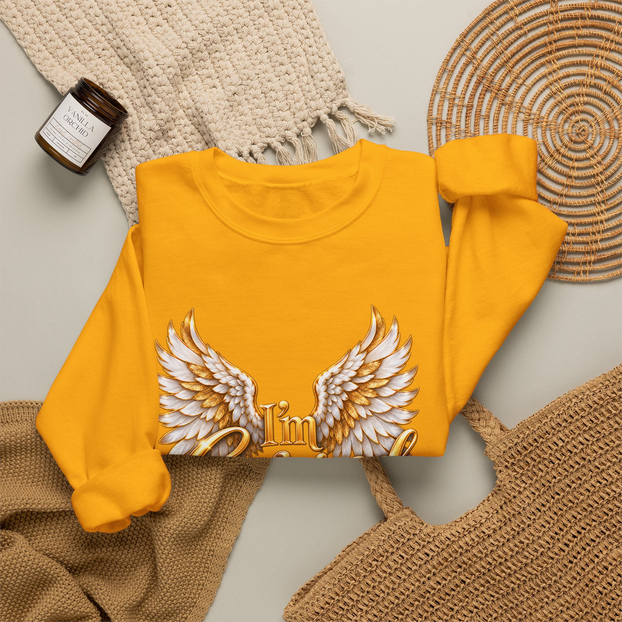 I’m Covered Angel Wings Faith Sweatshirt