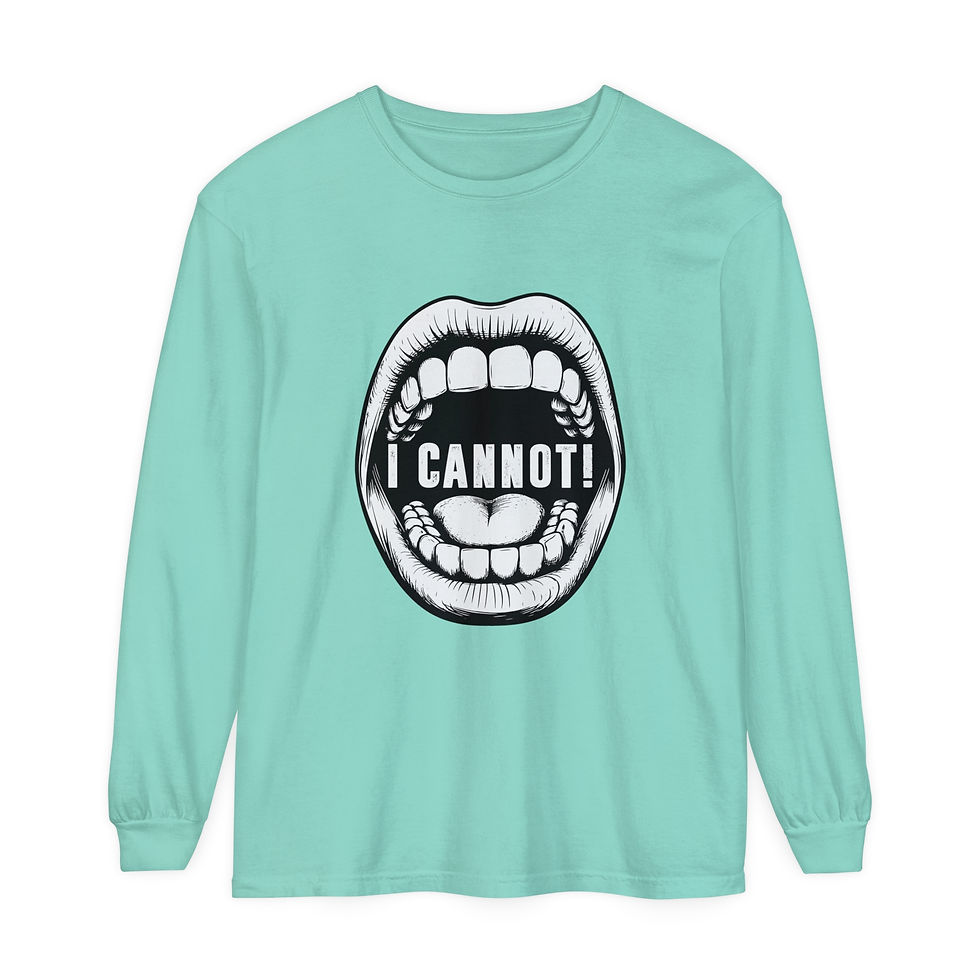 Miniatura: Unisex Garment-dyed Long Sleeve T-Shirt