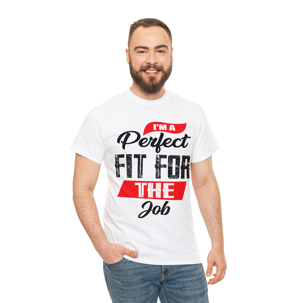 Thumbnail: Unisex Heavy Cotton Tee from our  Intelligent Diva About Me Collection