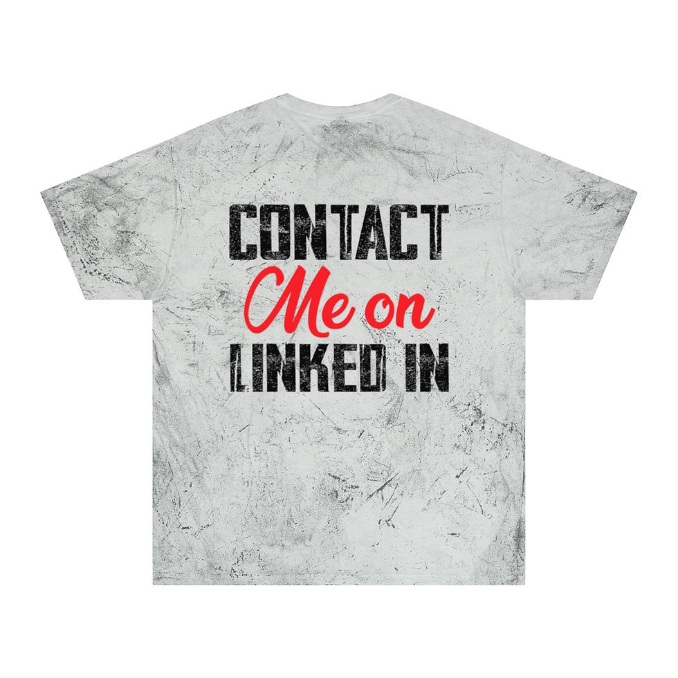 Thumbnail: Unisex Color Blast T-Shirt from our Intelligent Diva About Me Collection
