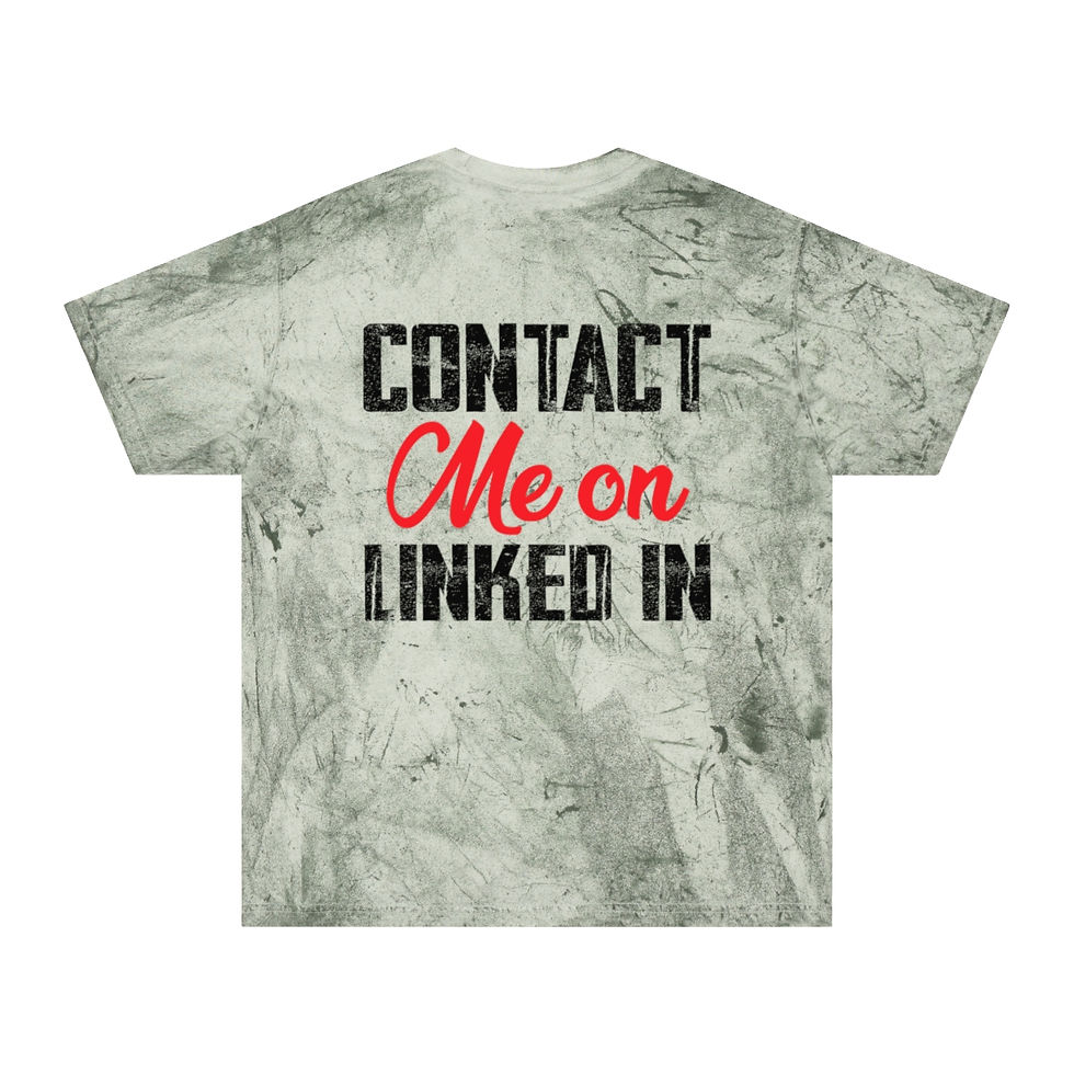 Thumbnail: Unisex Color Blast T-Shirt from our Intelligent Diva About Me Collection