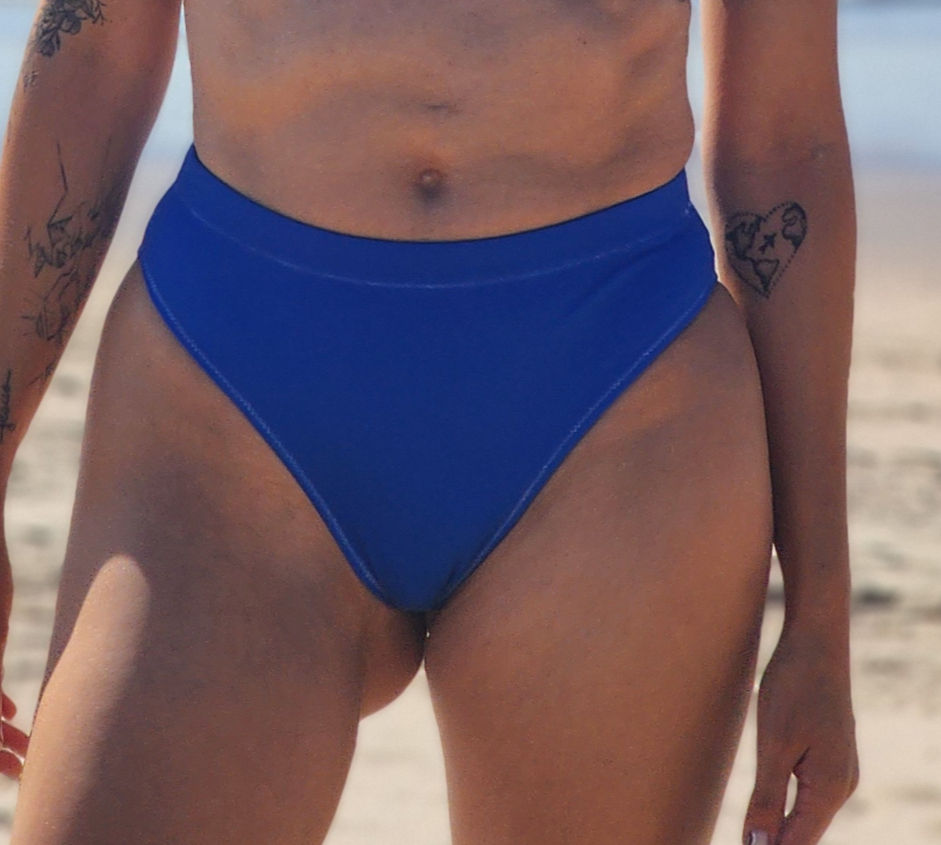 Ericeira high-waisted Deep Blue bottom - Recycled