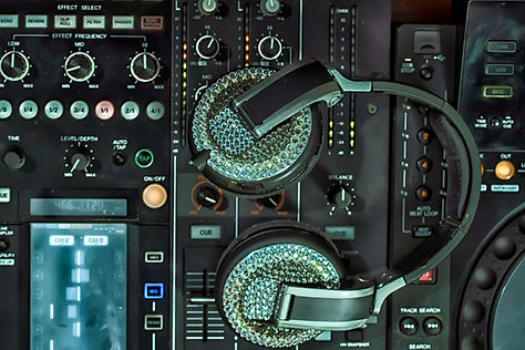Rhinestone DJ Headphones