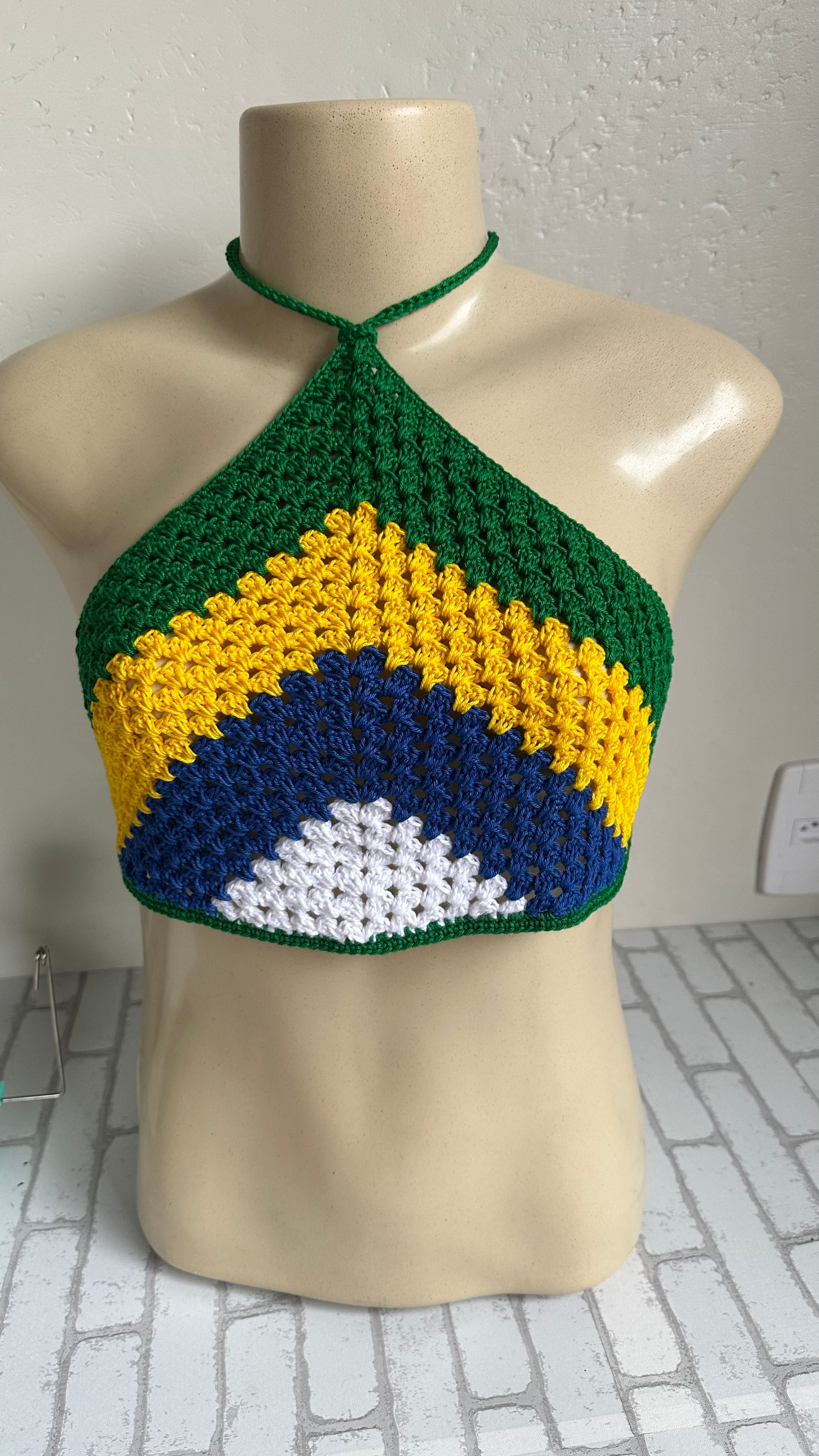 Top/bandana multiuso Brasil Core