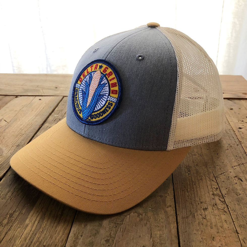 Thumbnail: Delta Grind Hat - White/Gold