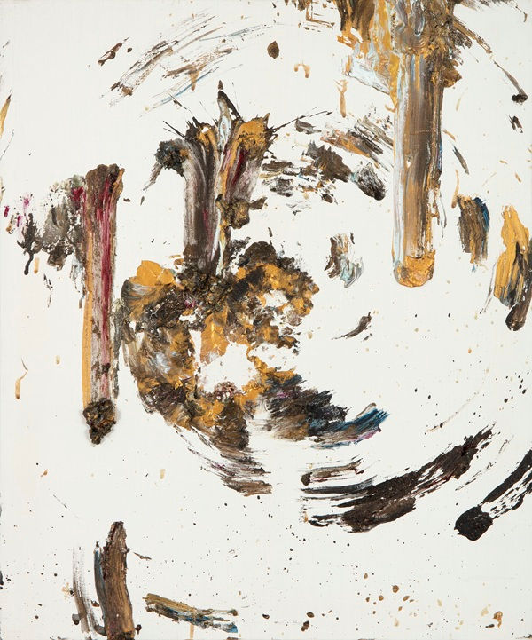 04 거역할수 없는 Irresistible 72.5 X 60.5 (cm) Gold, Silver powder Mixed media on Canvas 2023