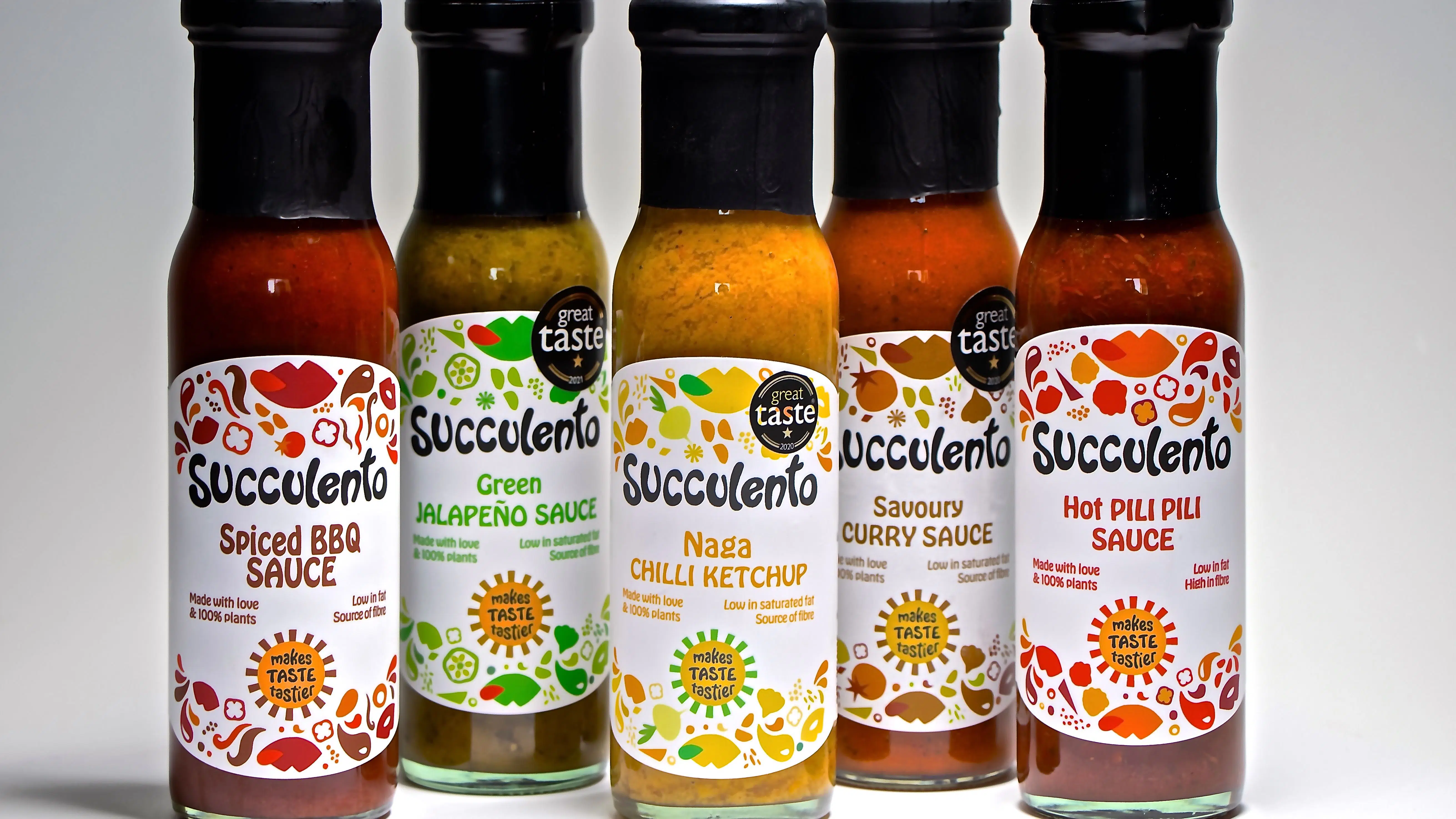 Enjoy our Great Taste award winning range of hot sauces