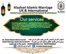 Al azhari  Islamic Marriage Center London UK