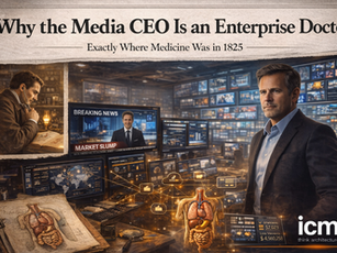 Why the Media CEO Is an Enterprise Doctor — Exactly Where Medicine Was in 1825