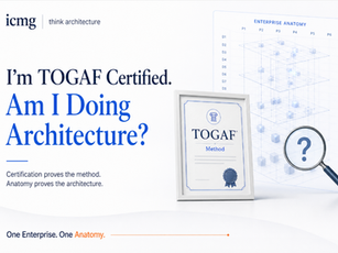 I’m TOGAF Certified. Am I Doing Architecture?