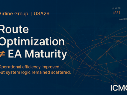 Case USA26: Why a US-Based Airline Group Confused Route Optimization Tools with Enterprise Architecture Maturity