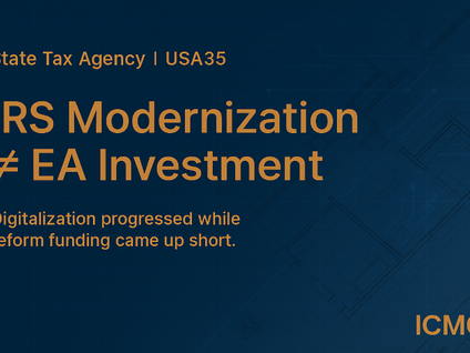 Case USA35: How a State Tax Agency Branded Form Digitization as Enterprise Architecture Reform