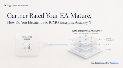 Gartner Rated Your EA Mature. How Do You Elevate It into ICMG Enterprise Anatomy™?