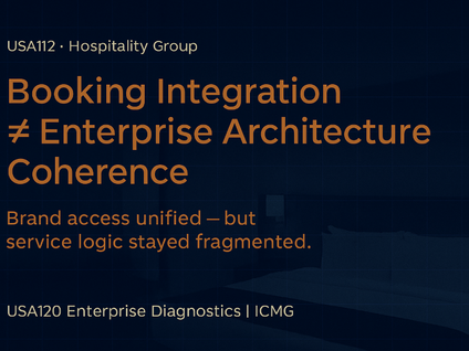 Case USA112: How a Hospitality Group Mistook Multi-Brand Booking Integration for Enterprise Architecture