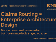 Case USA115: Why an Health Insurance Clearinghouse Mistook Claims Routing for Enterprise Architecture