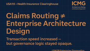 Case USA115: Why an Health Insurance Clearinghouse Mistook Claims Routing for Enterprise Architecture