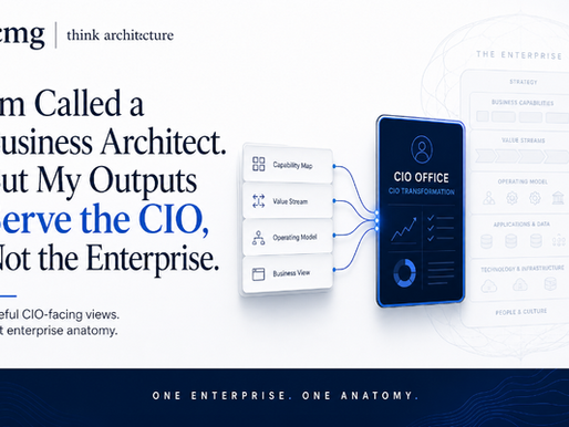 I’m Called a Business Architect. But My Outputs Serve the CIO, Not the Enterprise.