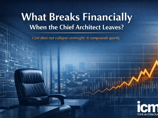 What Breaks Financially When the Chief Architect Leaves?