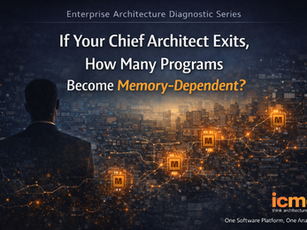 If Your Chief Architect (IT/Software) Exits — How Many Programs Become Memory-Dependent?