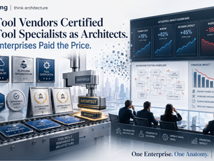 Tool Vendors Certified Tool Specialists as Architects. Enterprises Paid the Price.