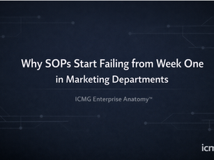 Why SOPs Start Failing from Week One in Marketing Departments