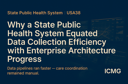 Case USA38: Why a State Public Health System Equated Data Collection Efficiency with Enterprise Architecture Progress