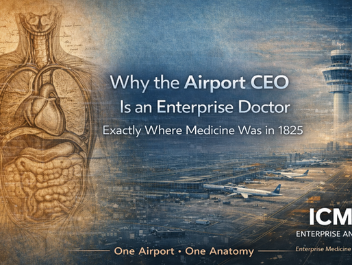 Why the Airport Customs CEO Is an Enterprise Doctor — Exactly Where Medicine Was in 1825