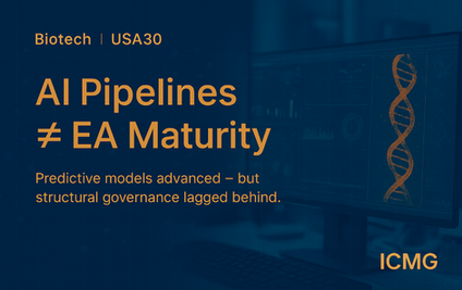 USA30: Why a Biotech Company Claimed AI Pipelines as Evidence of Enterprise Architecture Maturity