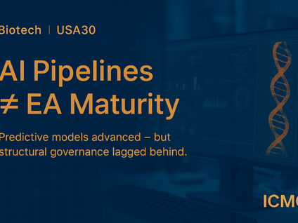 USA30: Why a Biotech Company Claimed AI Pipelines as Evidence of Enterprise Architecture Maturity