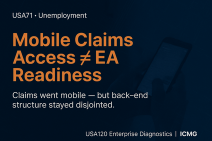 USA71: Why a State Unemployment System Equated Mobile Claims Access with Enterprise Architecture Readiness