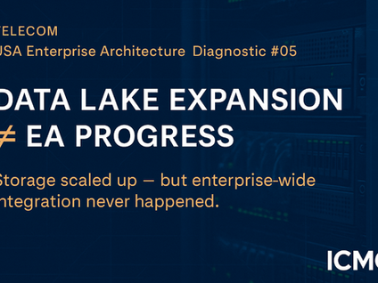 Case USA5: Why a Telecom Operator Mistook Data Lake Expansion for Enterprise Architecture Progress