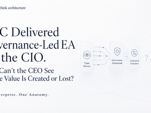 PwC Delivered Governance-Led EA for the CIO. Why Can’t the CEO See Where Value Is Created or Lost?