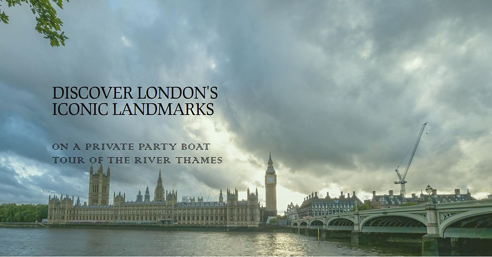 Private party boat hire river Thames