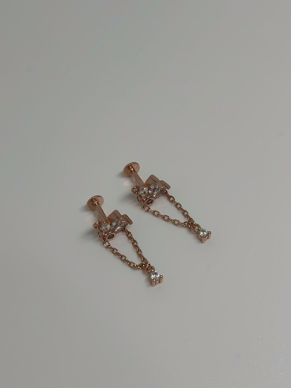 זוג עגילי הליקס  