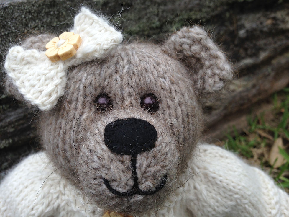 Thumbnail: Winston & Clementine Bear Knitting Pattern