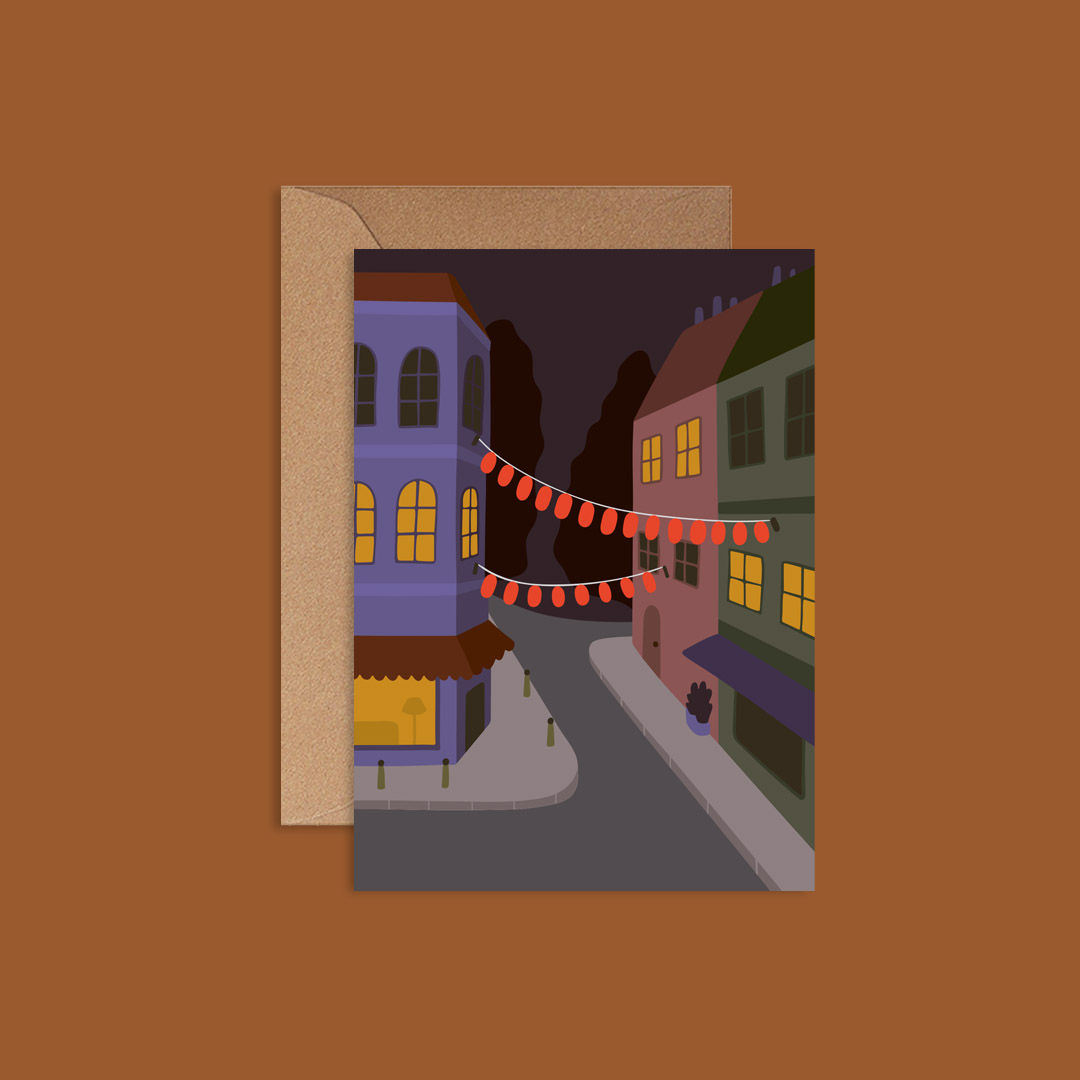 Carte Ruelle aux lampions