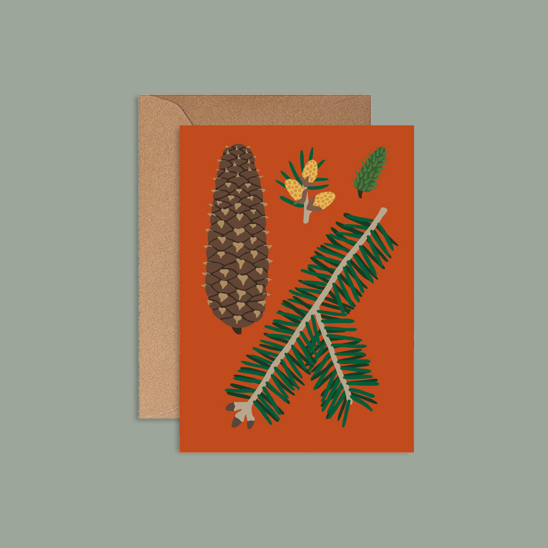 Carte Botanique du sapin