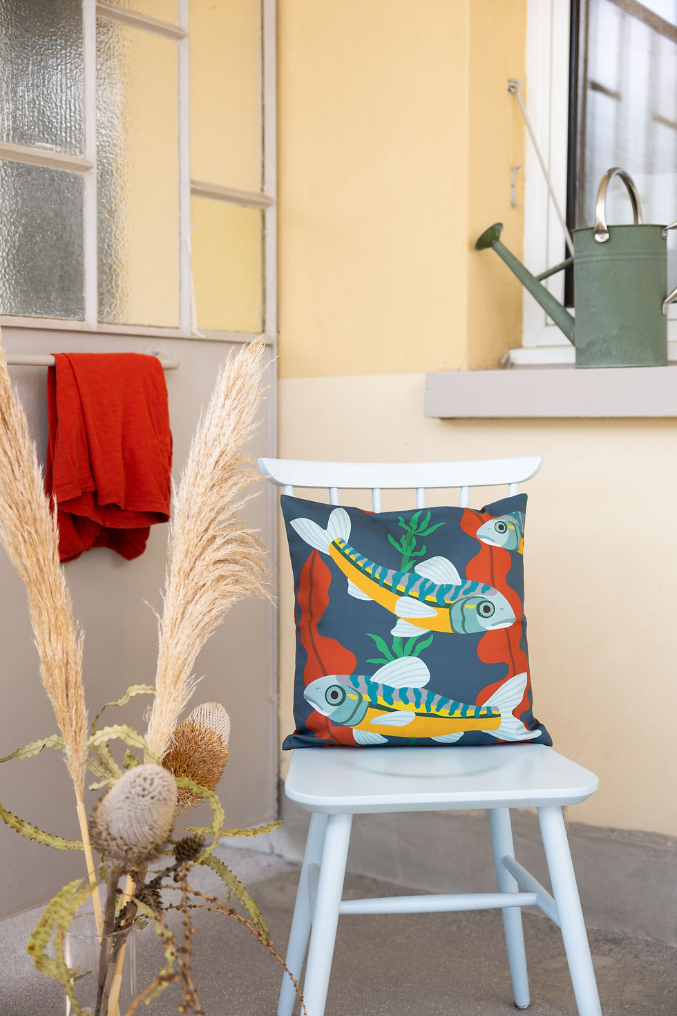 Miniature : Coussin Poissons vairons