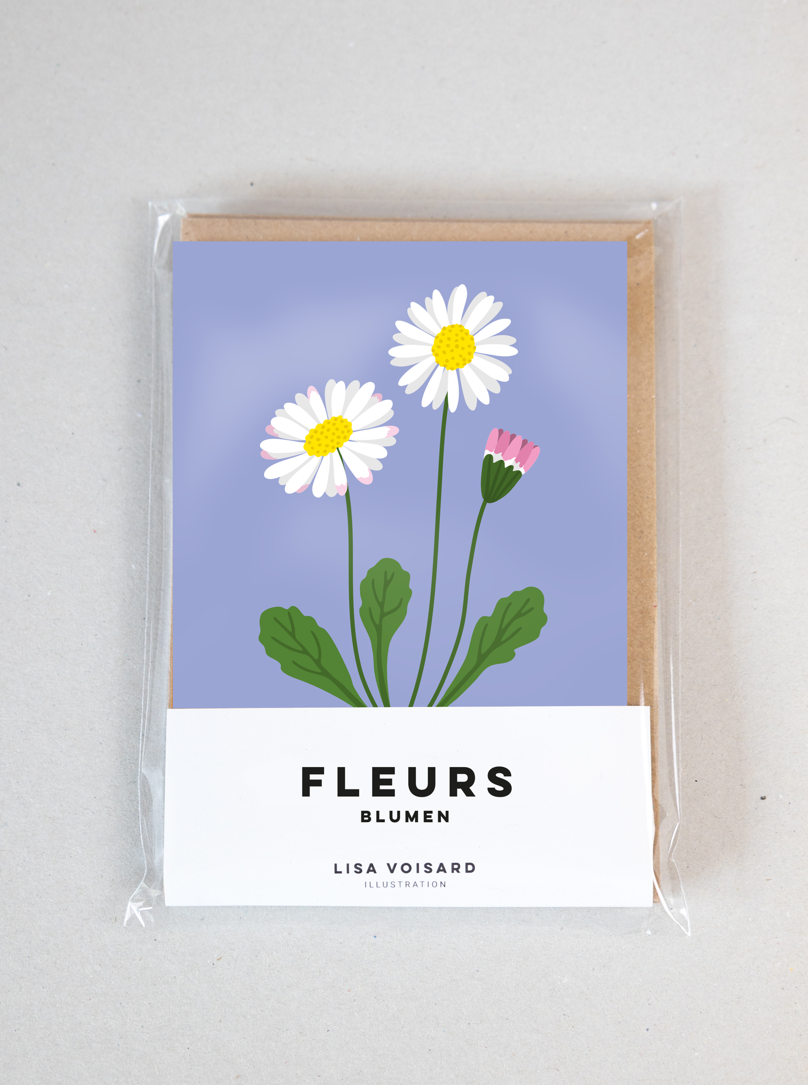 Kit de 8 cartes Fleurs