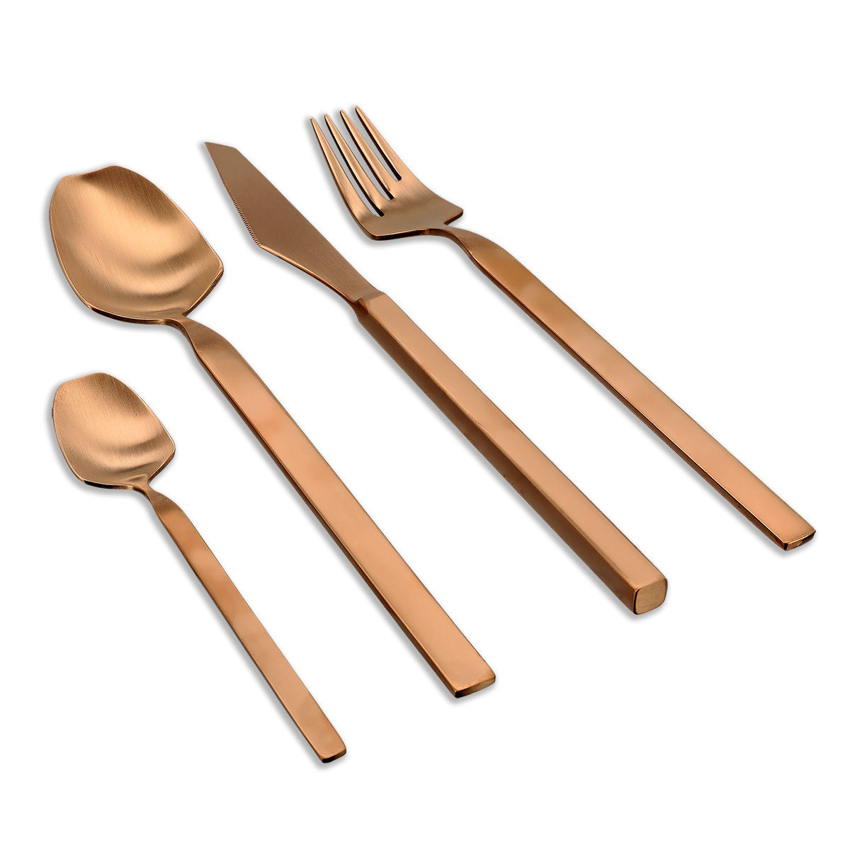 FACE Messer CARACAS aus Edelstahl in der Farbe Kupfer Matt. Bestellbar im Home & Kitchen Online Shop