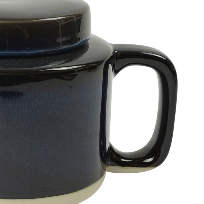 Miniaturbild: Kinta Steingut Teekanne CYL – cosmic dunkelblau/grau – 950 ml