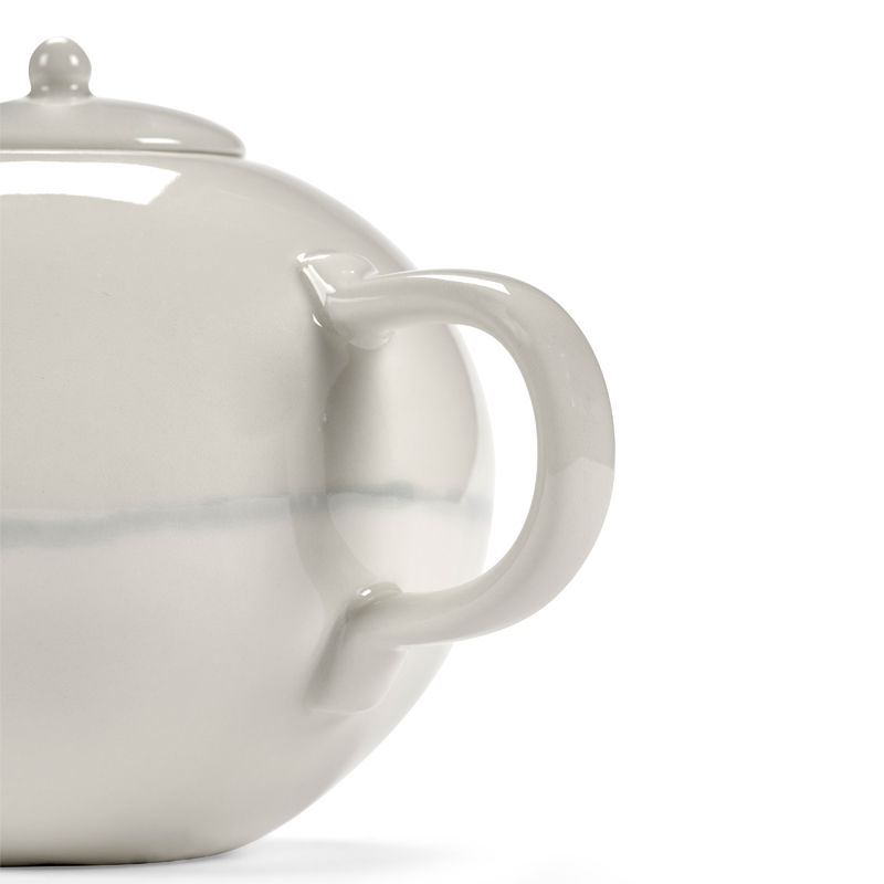 Miniaturbild: Serax Kelly Wearstler Porzellan Teekanne ZUMA Salt - 1 l - weiß/grau im Home-and-Kitchen Online Shop