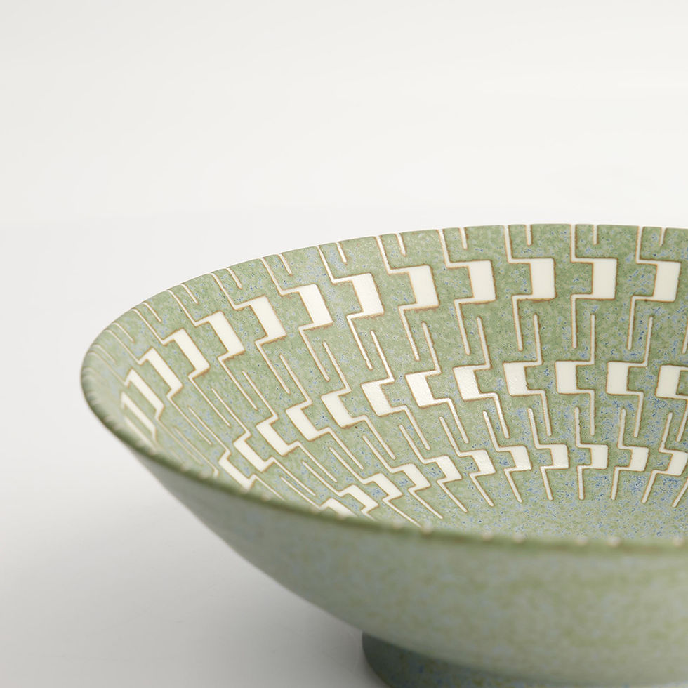 Miniaturbild: Tokyo Design Original japanische  Schale Mixed Bowl GREEN MAZE im Home-and-Kitchen Online Shop