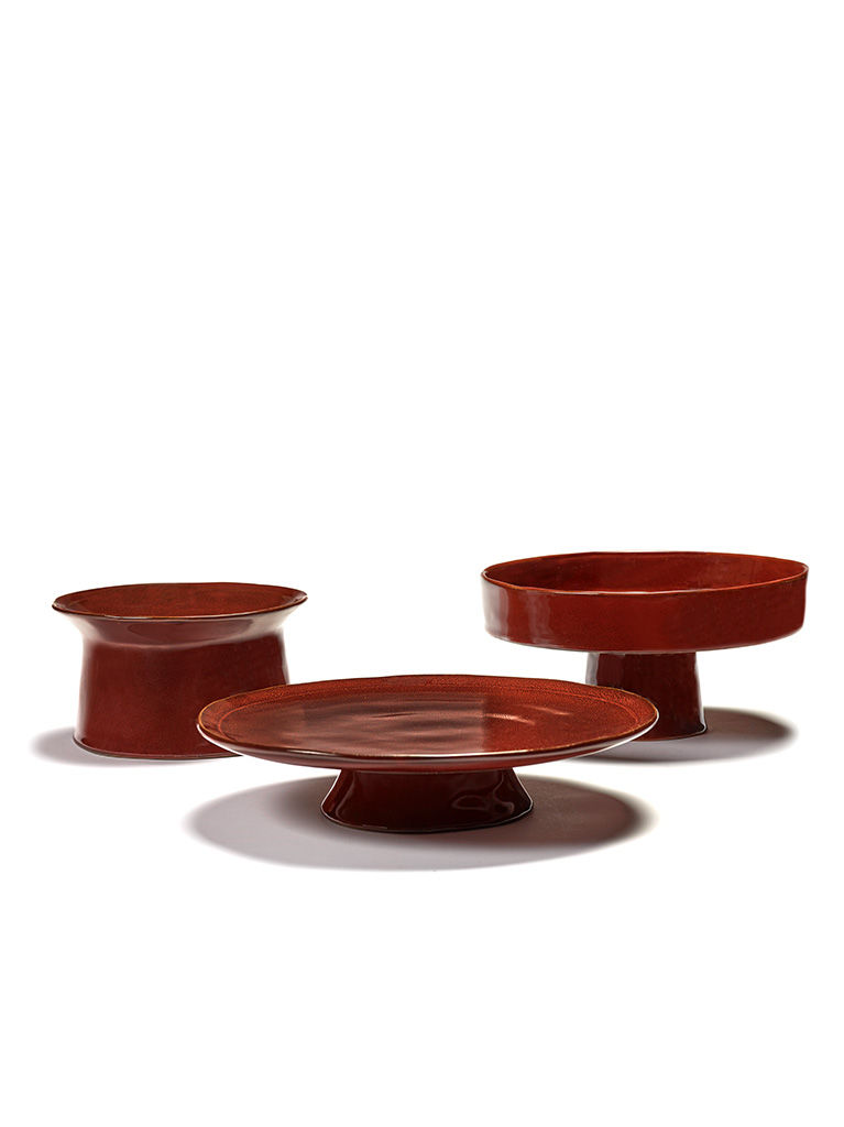 Miniaturbild: Serax Marie Michielssen Schale LA MERE - Venetian Red – ∅ 25 cm – Größe L