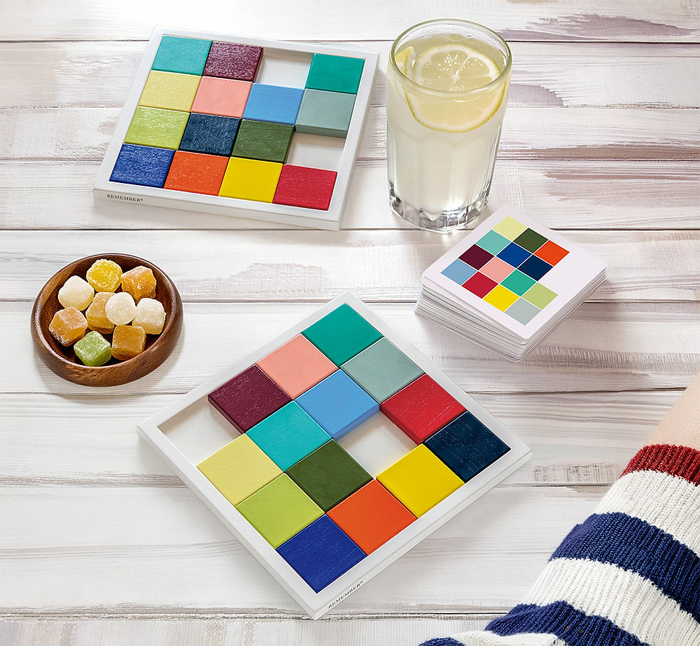 Remember - das flotte Schiebspiel SKUBBE - Holz - bunt