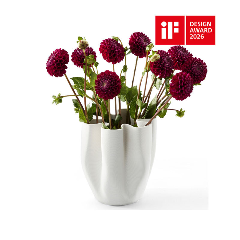Philippi Design Vase LIVREE - Keramik - cremeweiß