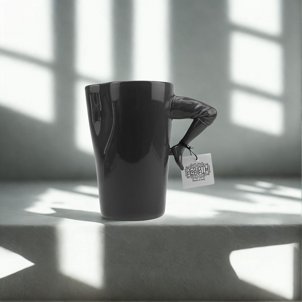 Rebirth Ceramics Keramik Karaffe GAMBA, 500 ml, schwarz im Home & Kitchen Online Shop