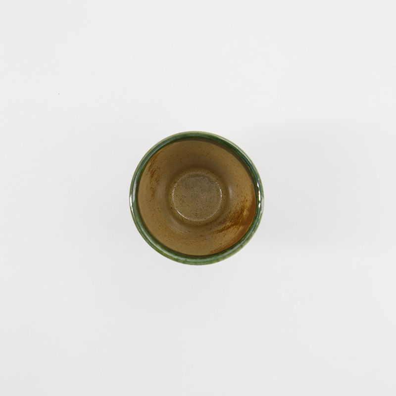 Miniaturbild: Tokyo Design Steingut Teebecher CHA ORIBE – braun – grün im Home-and-Kitchen Online Shop