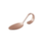 Arthur Krupp Paderno Gourmetlöffel Amuse-Bouches Edelstahl Kupfer glänzend 10cm